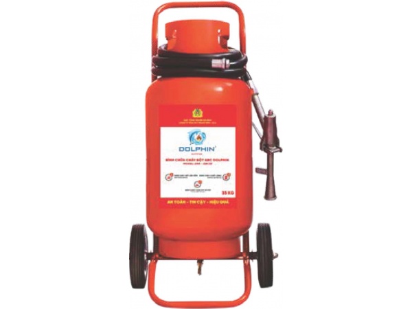 Bình chữa cháy bột ABC 35kg Dolphin